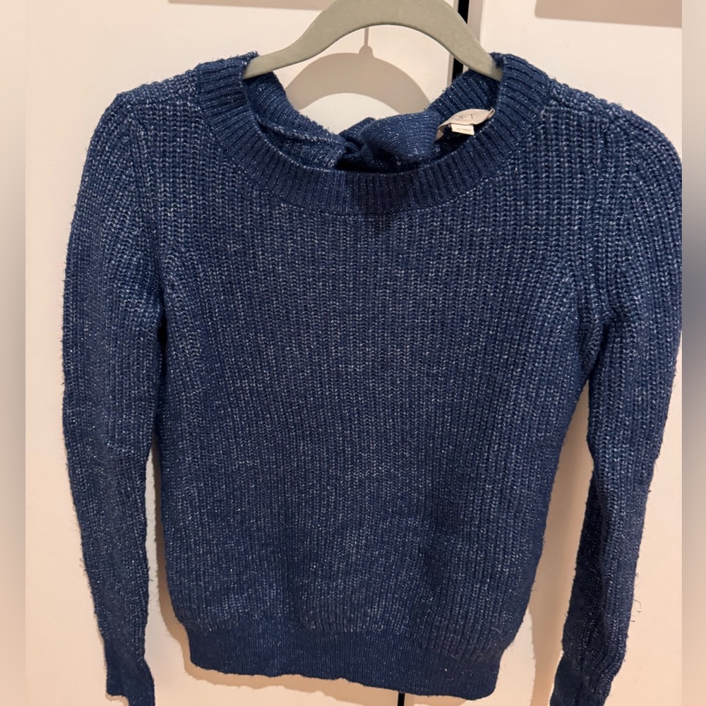 Blue sweater shirt